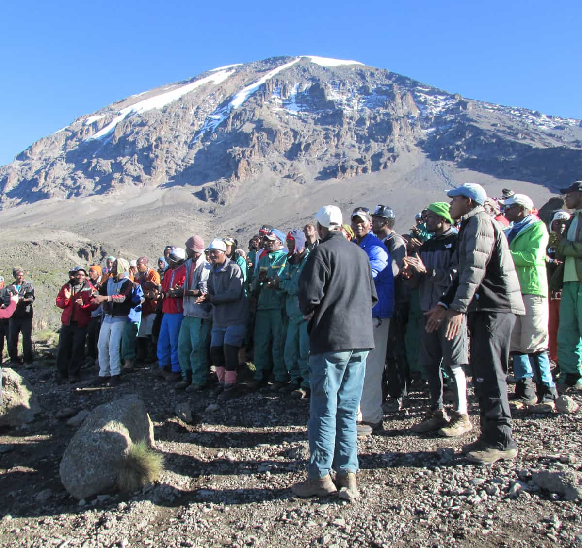 Private Kilimanjaro guide on Umbwe route